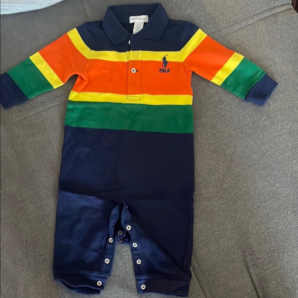 Polo Ralph Lauren Colorful Baby Romper